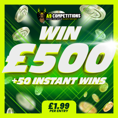 £500 CASH WITH 50 INSTANT WINS