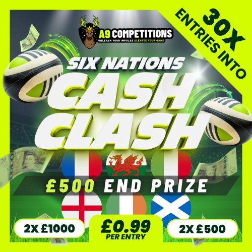 X30 ENTRIES INTO SIX NATIONS CASH CLASH