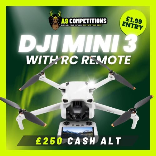 DJI MINI 3 DRONE WITH RC REMOTE OR £250 CASH