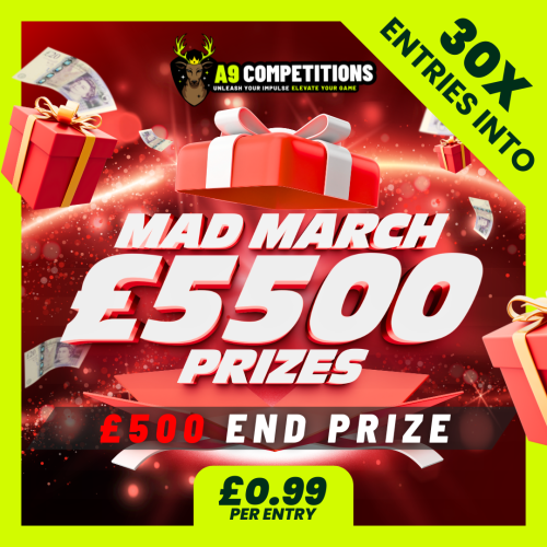 X30 ENTRIES INTO MAD MARCH £5,500