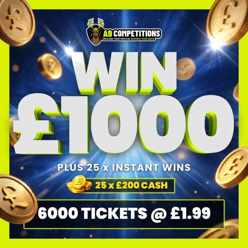 £1,000 + 25 X £200 INSTANT WINS
