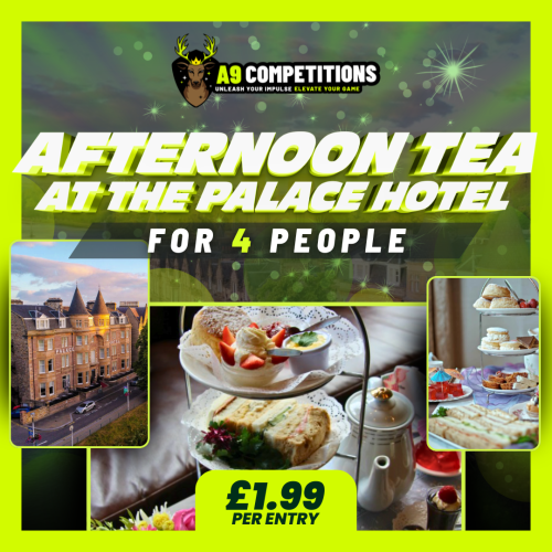 Afternoon Tea with Prosecco at the Palace Hotel, Inverness