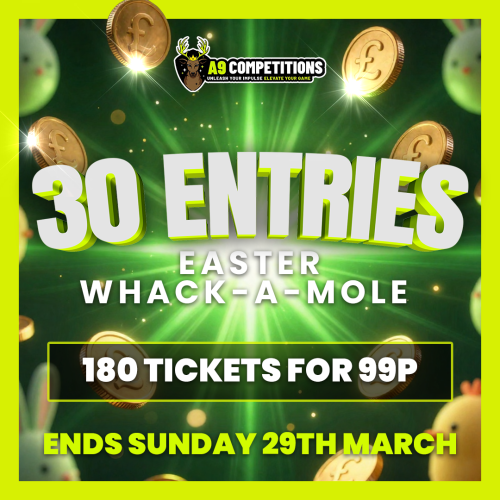 X30 ENTRIES INTO EASTER WHACK-A-MOLE