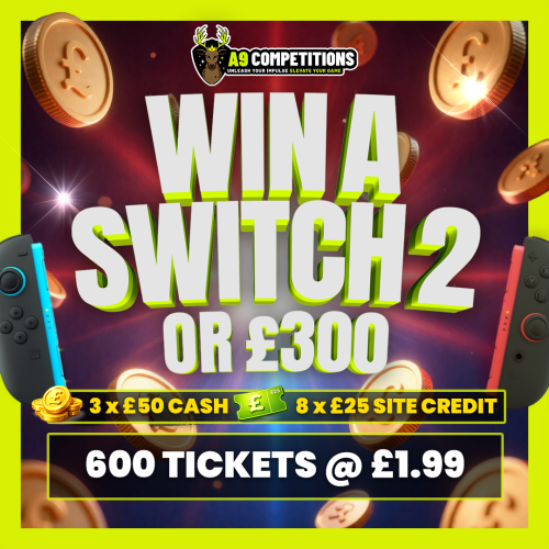 NINTENDO SWITCH 2 OR £300 + INSTANT WINS